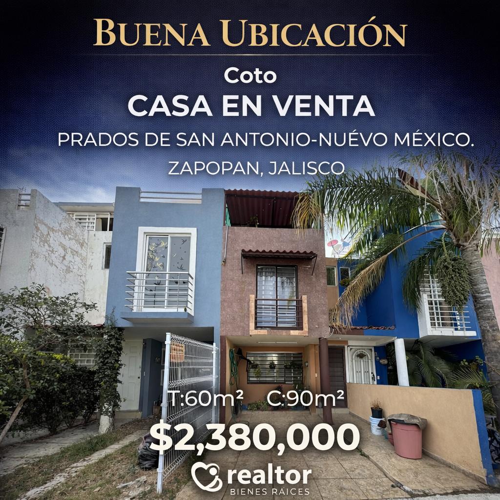 00192, CASA EN VENTA EN ZAPOPAN, JALISCO (NUEVO MEXICO)