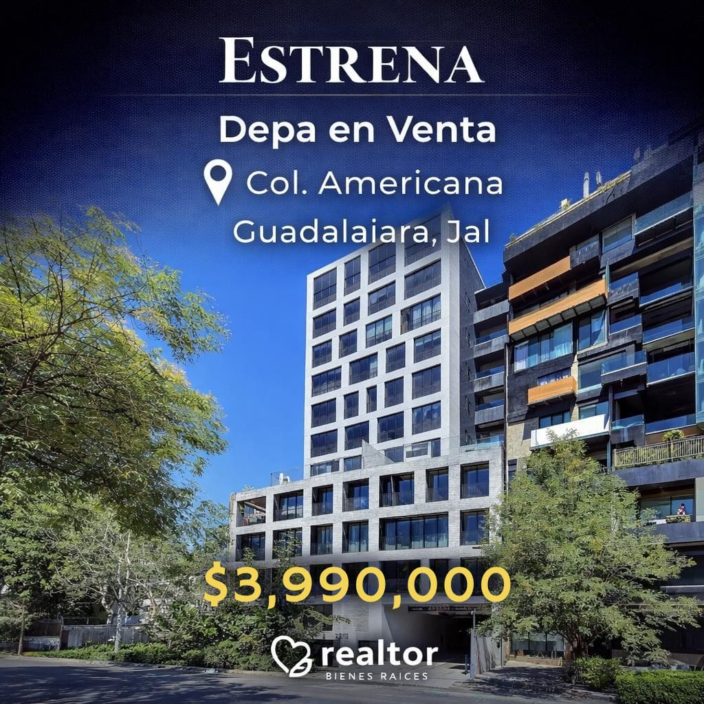 00194, DEPARTAMENTO EN VENTA EN GUADALAJARA, JALISCO (COLONIA AMERICANA)