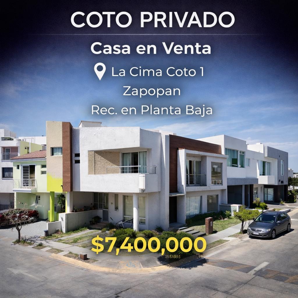 00198, CASA EN VENTA EN ZAPOPAN, JALISCO (FRACCIONAMIENTO LA CIMA)